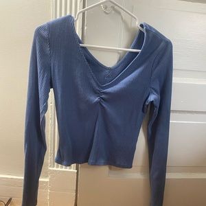 Blue Long Sleeve Shirt- PacSun